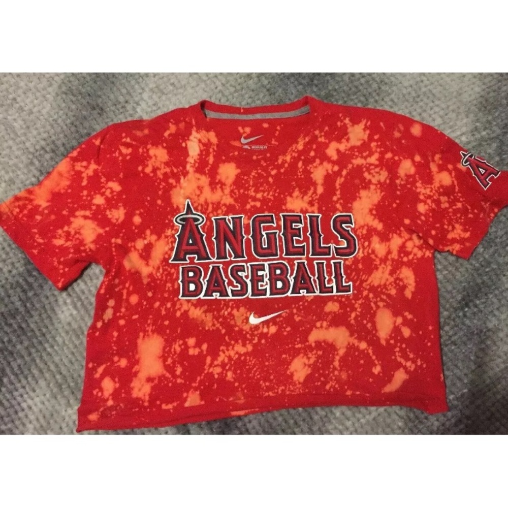 Los Angeles angels Customized cropped tee